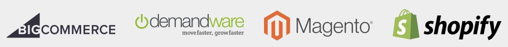 eCommerce platform logos supported